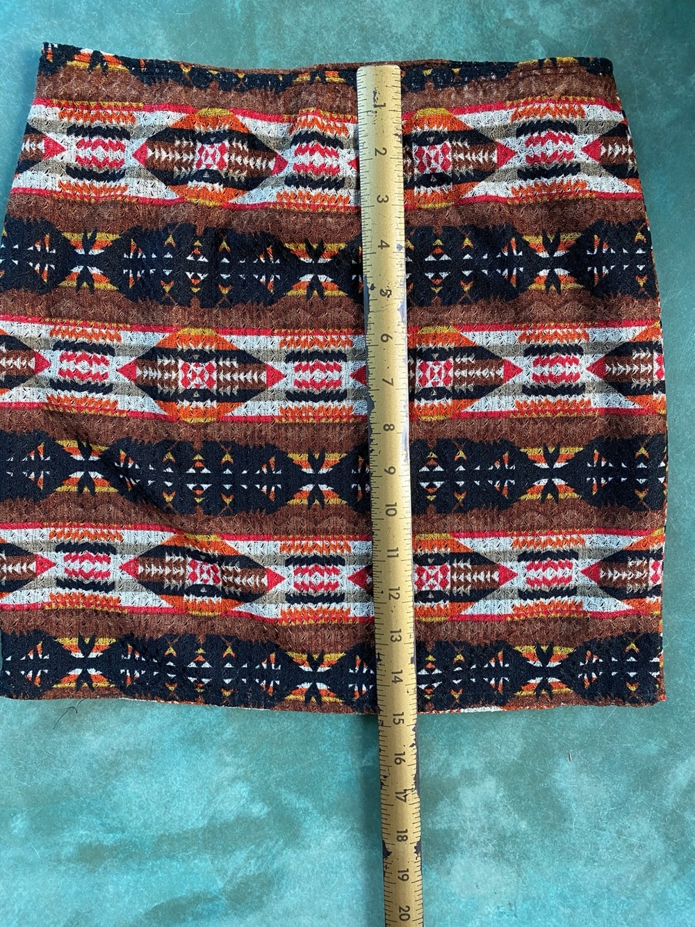 Festival Aztec Mini Skirt - Multicolor - Picture 4 of 8